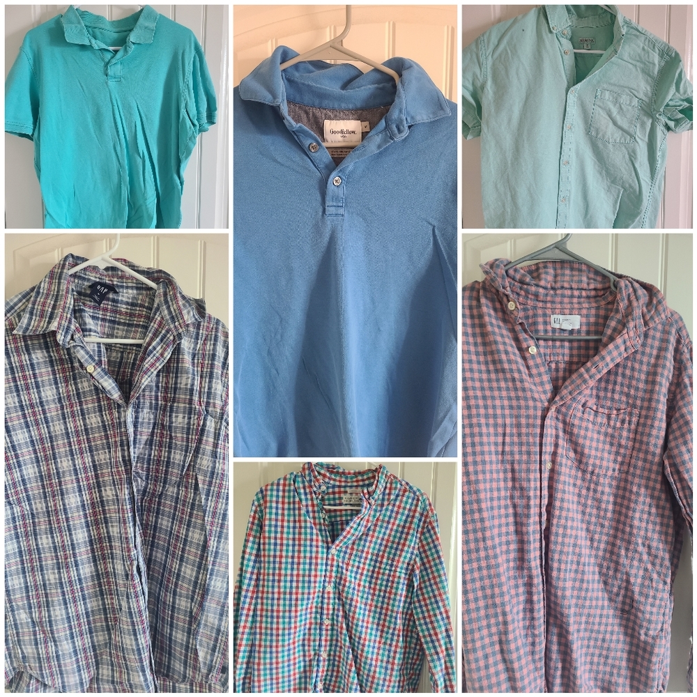6 Men's shirts
